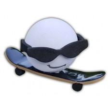 Coolballs Cool Shred Dog Skateboarder Car Antenna Topper / Auto Dashboard Accessory 